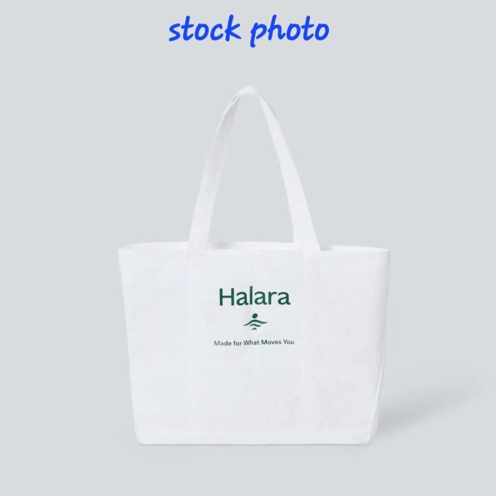 Halara White Tote Bag